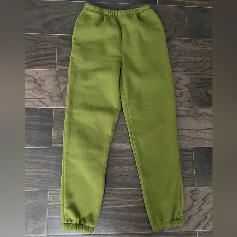 SHEIN Olive Green Track Pants